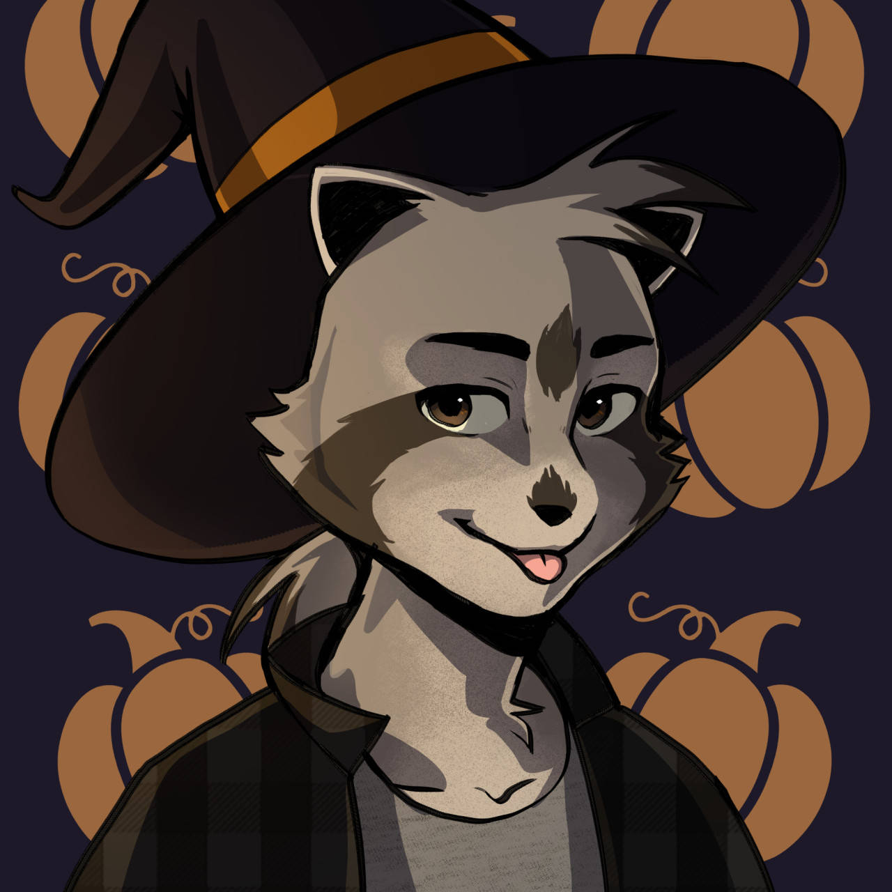 Cat Witch Halloween Pfp Wallpaper