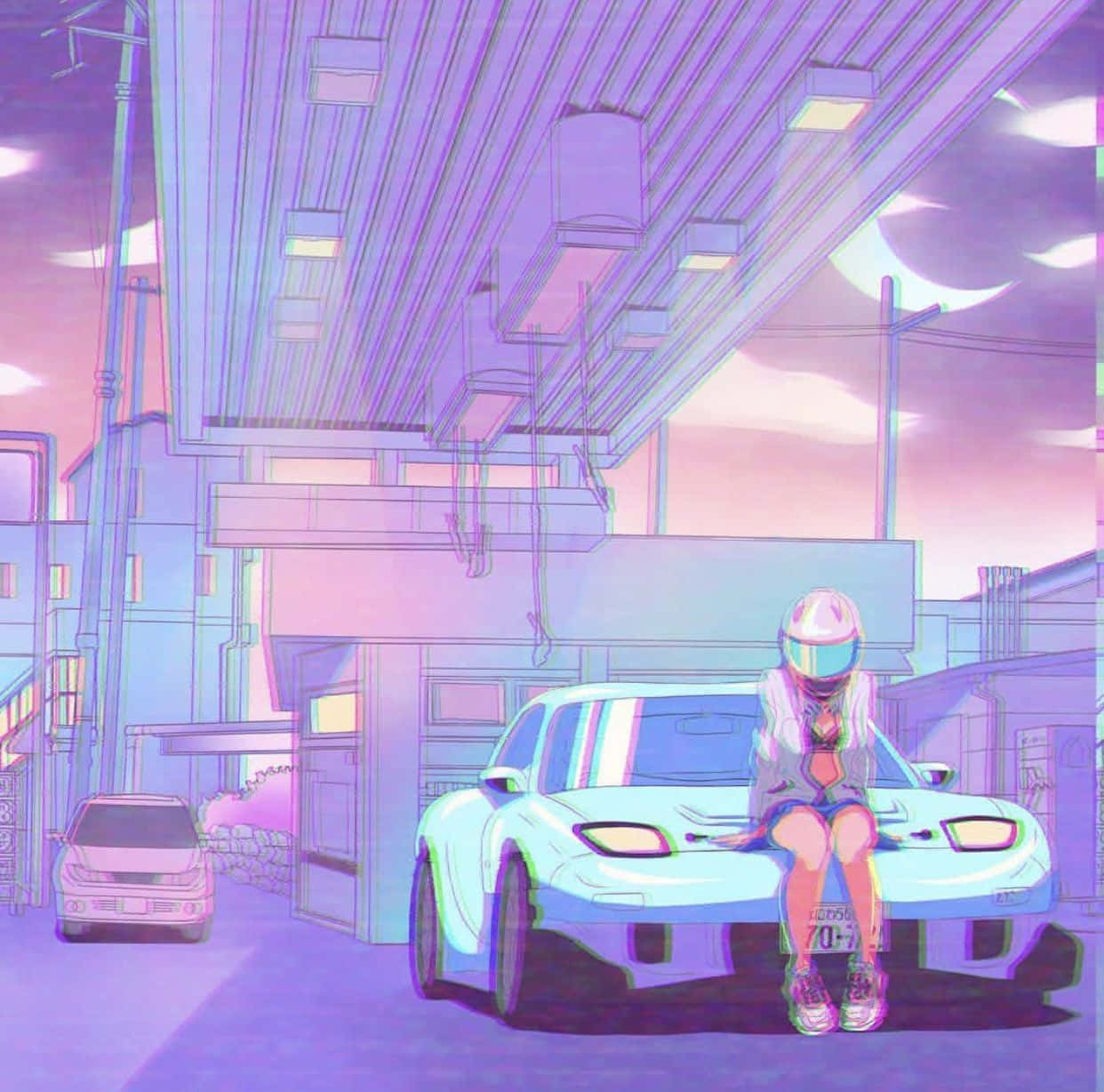 Catch The Drifting Wave With Anime Drift Wallpaper
