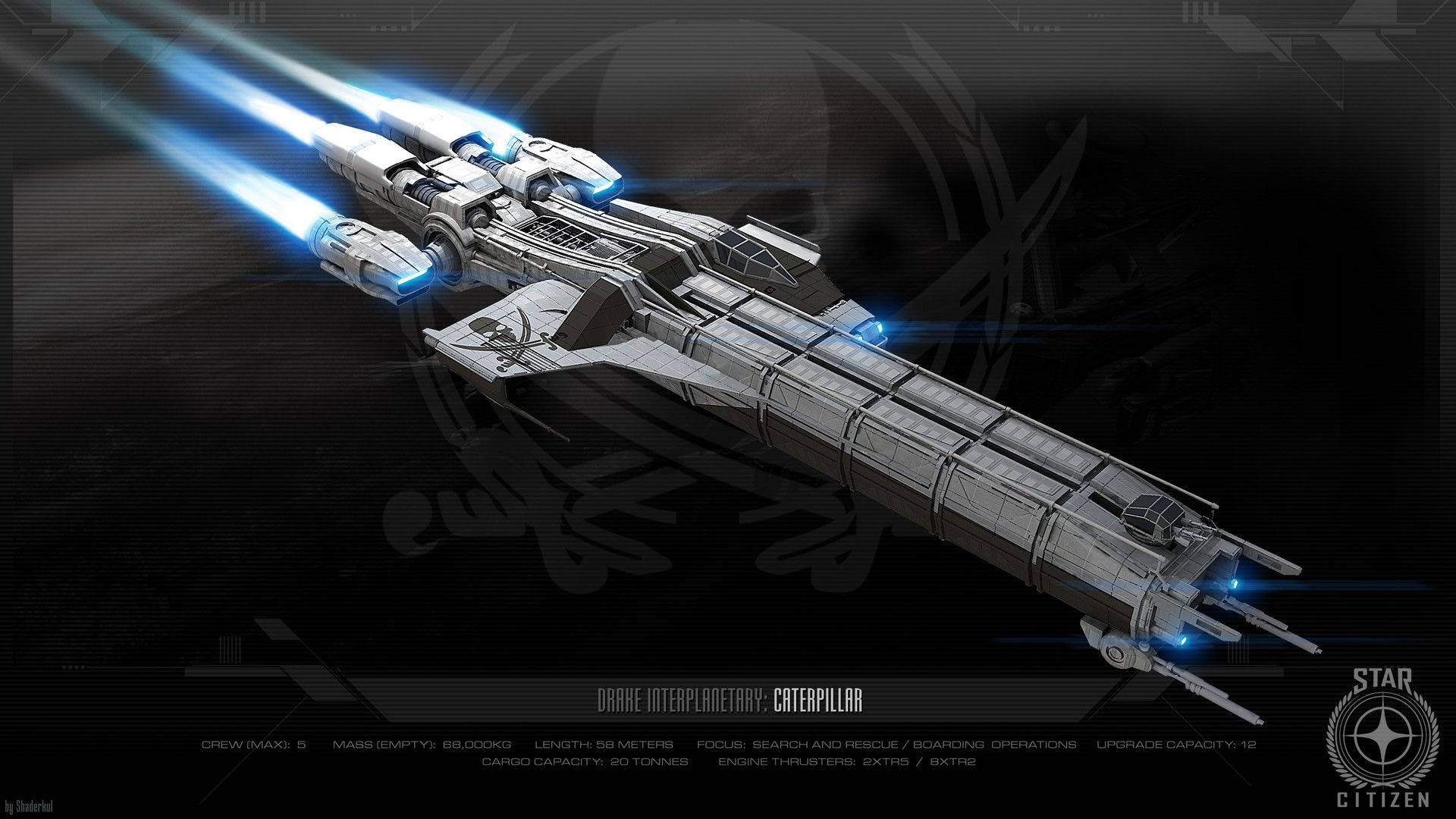 Caterpillar Spaceship Star Citizen Um9lzctg3saxx9