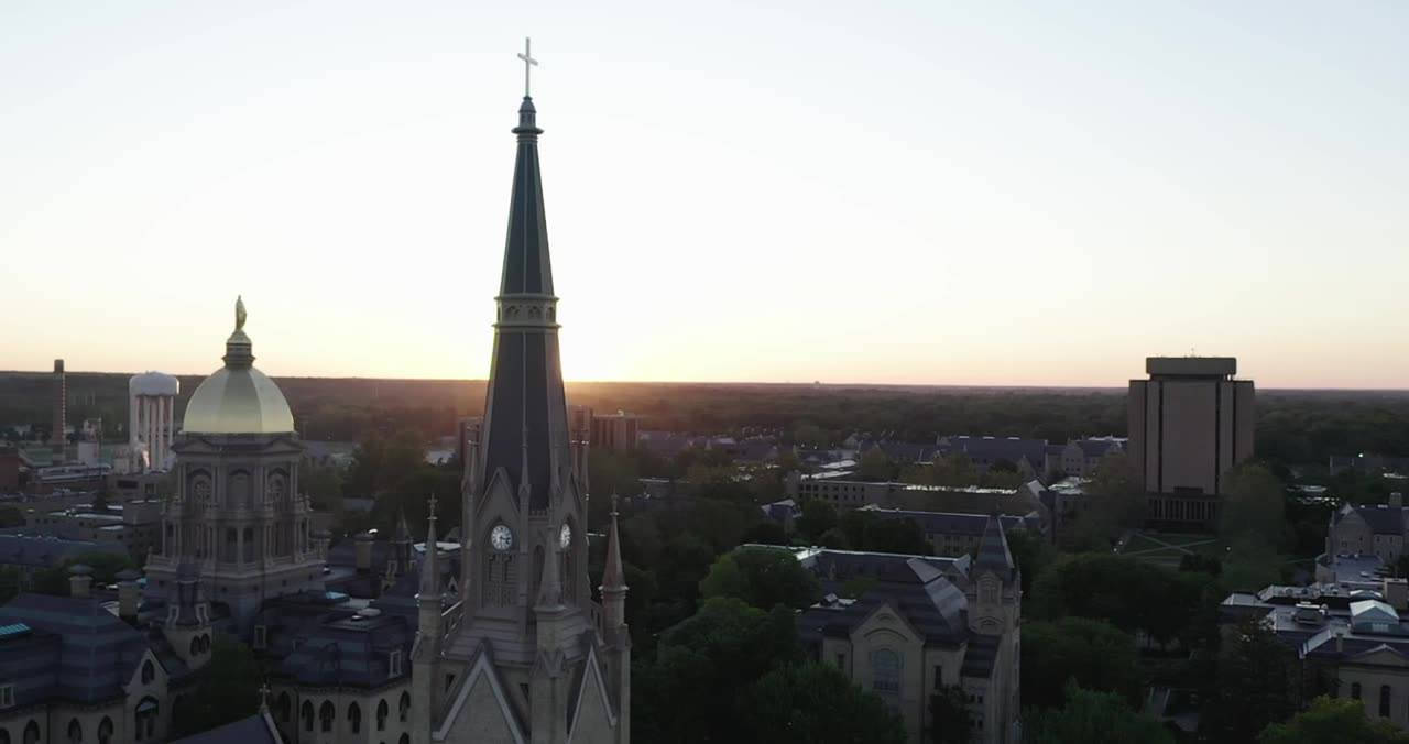 Catholic Church At University Of Notre Dame Wallpaper