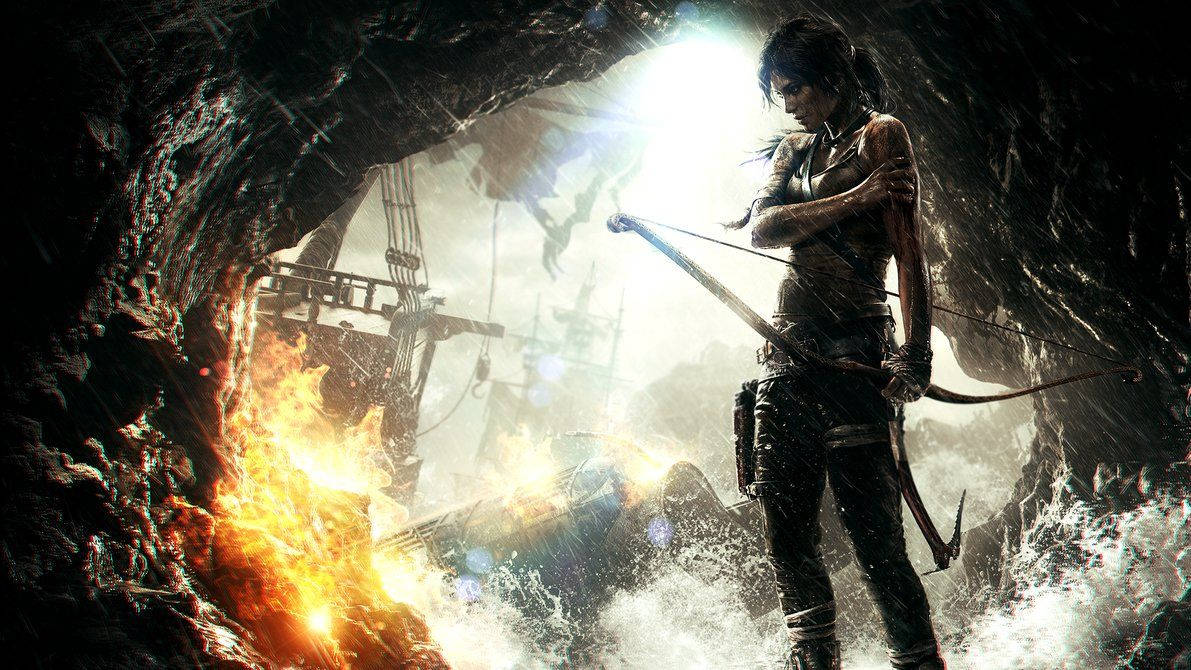 Cave In Rise Of Tomb Raider Wallpaper