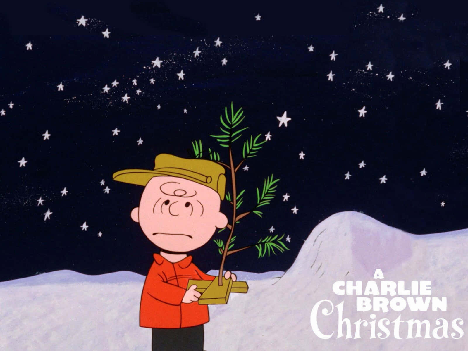 Celebrate Christmas With Charlie Brown And The Peanuts Gang Wallpaper