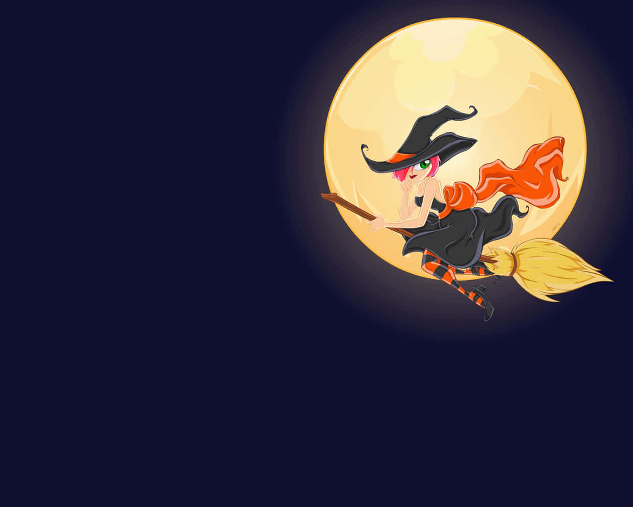 Celebrate Halloween With A Witching Aesthetic Wallpaper