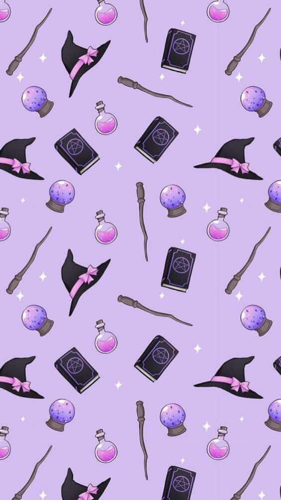 Celebrate Purple Halloween With Vibrancy And Style! Wallpaper