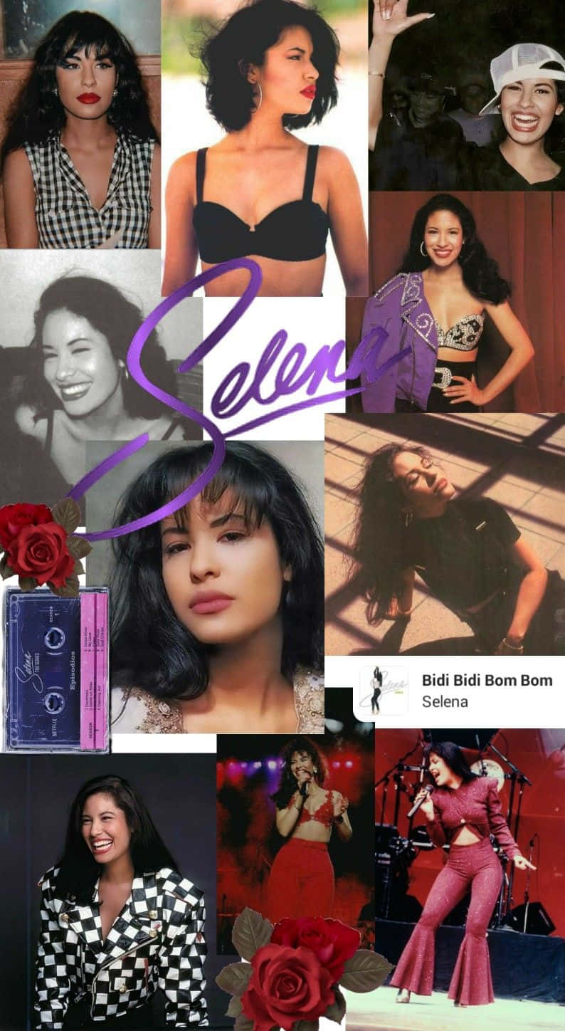 Celebrate The Legacy Of The Queen Of Tejano With This Selena Quintanilla Iphone Wallpaper Wallpaper