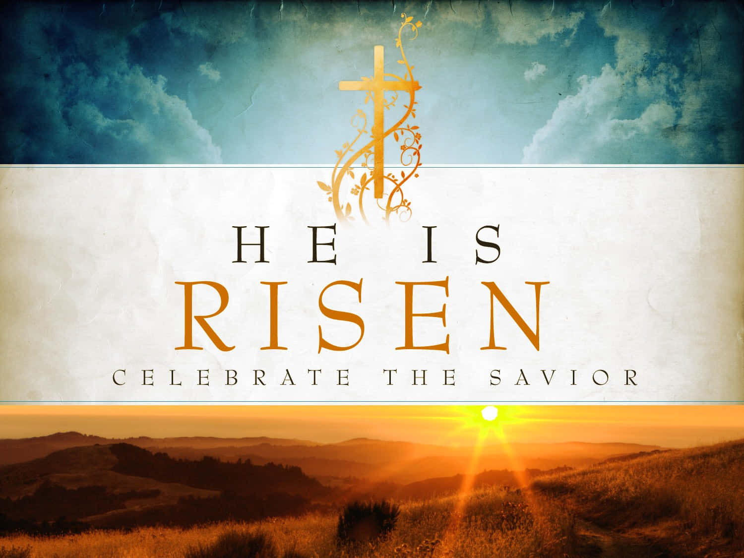 Celebrate The Miracle Of Easter! Wallpaper