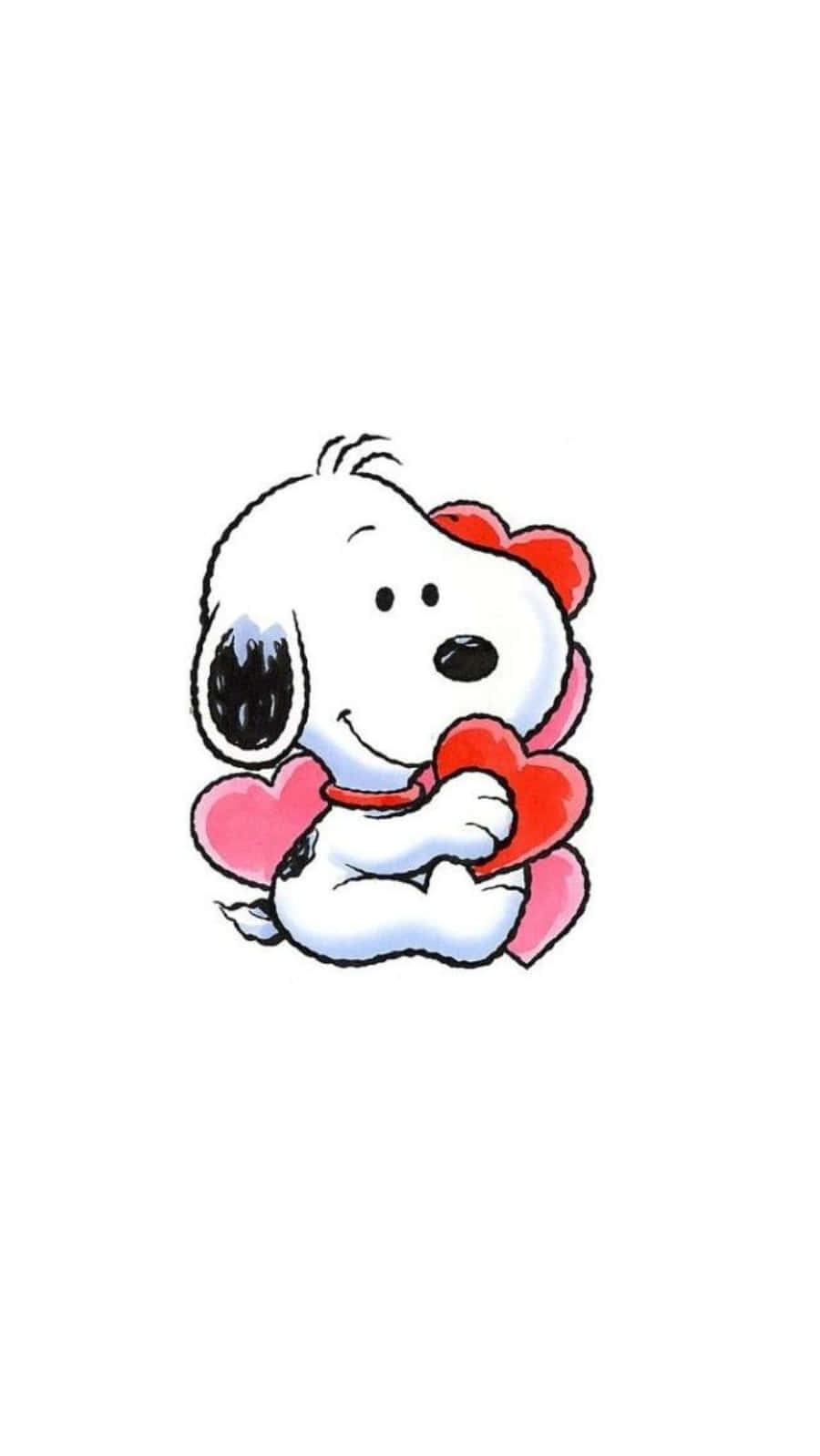 Celebrate Valentine's Day With Snoopy! Wallpaper