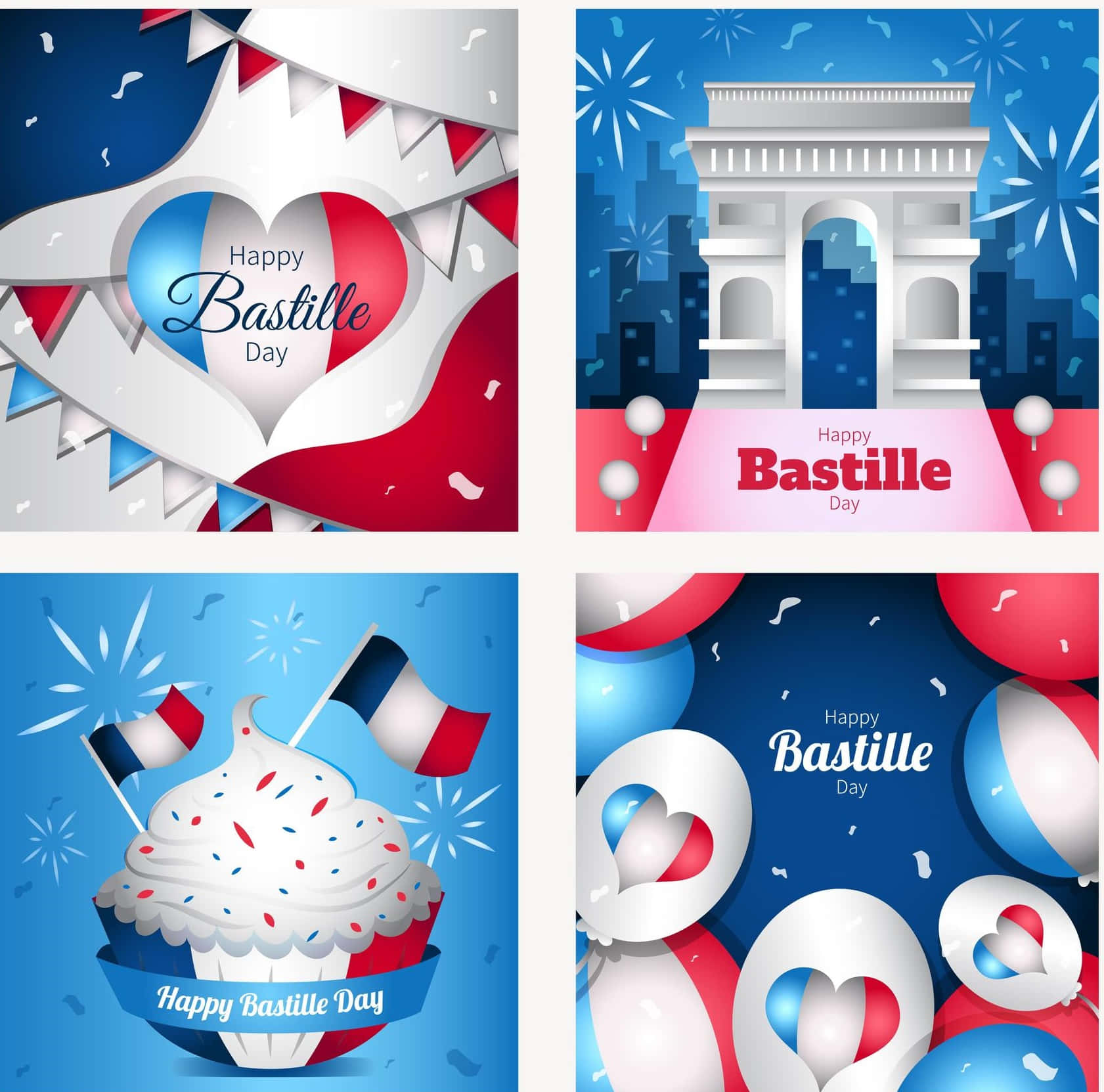 Celebrating Bastille Day In France Wallpaper