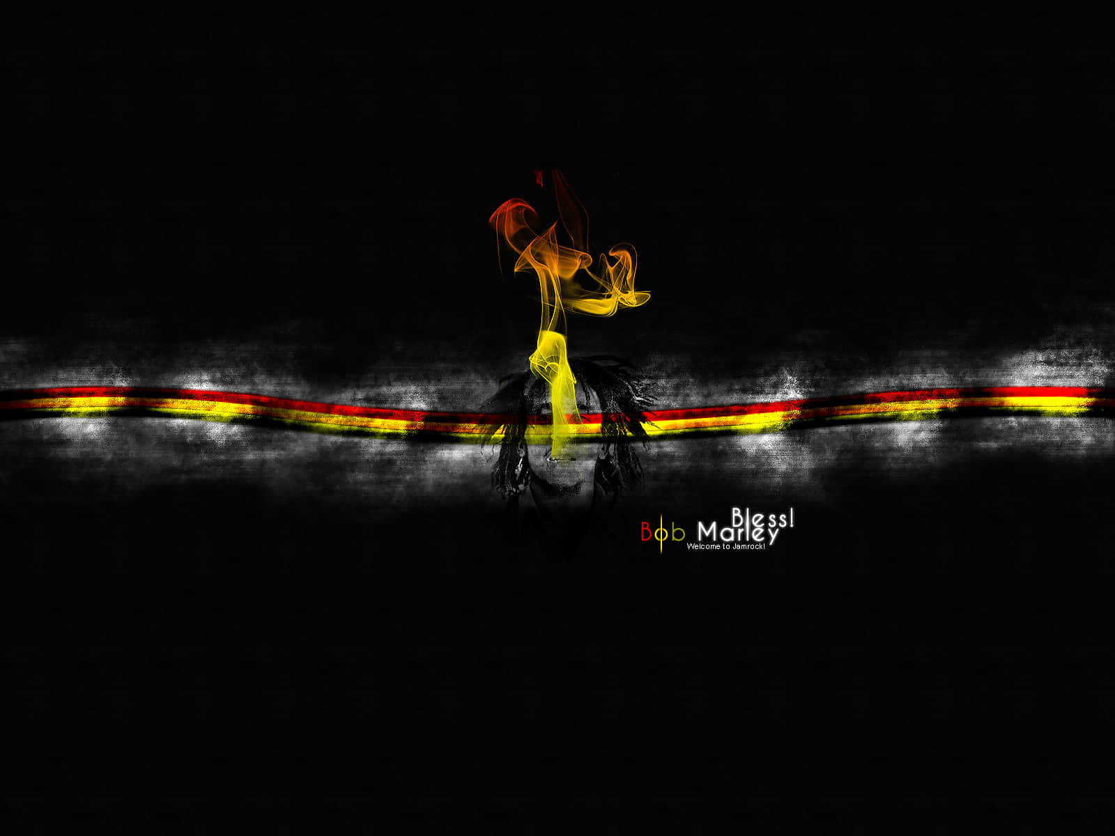 Celebrating Reggae Music With Rasta Colours Wallpaper