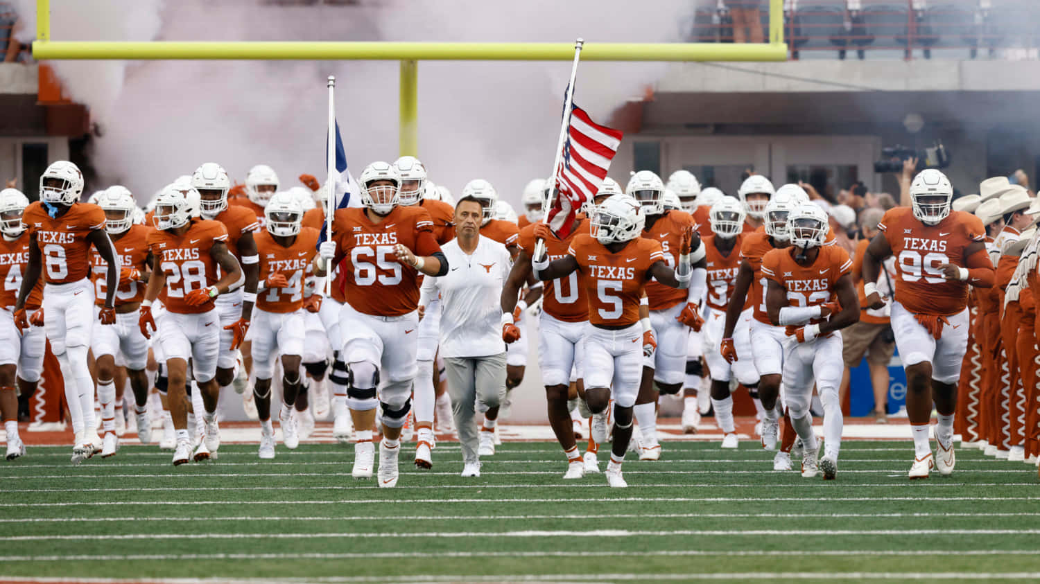 Celebrating Texas Football Wallpaper