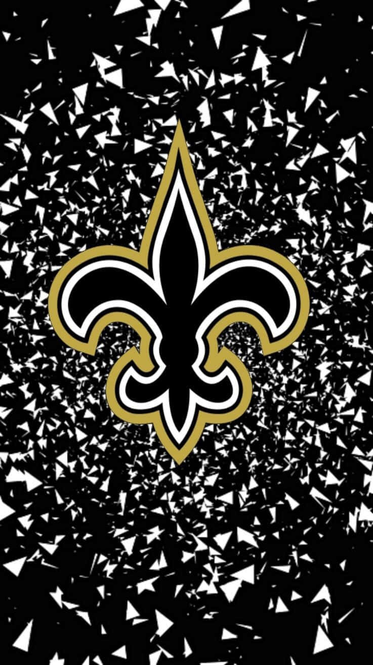 Celebrating The Success Of The Famous Nfl Saints Wallpaper