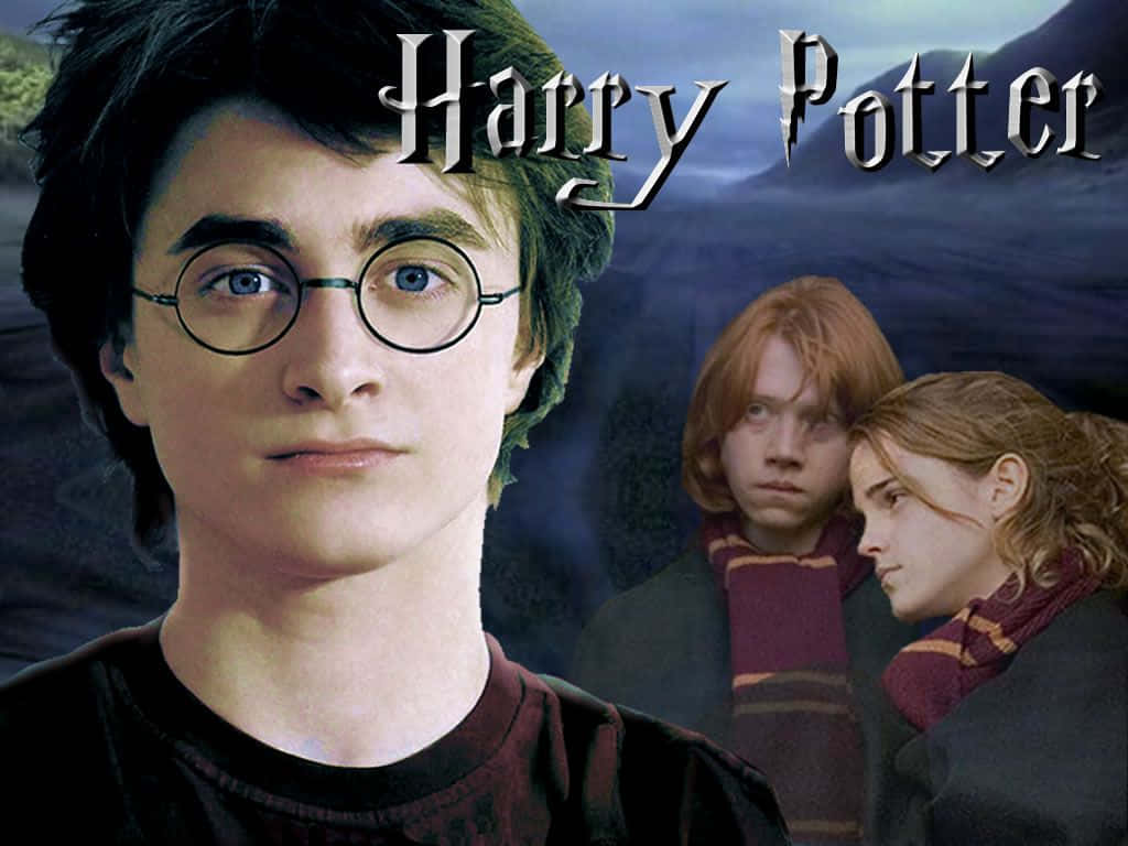 Celebrating The Unbreakable Bond Of The Golden Trio Wallpaper