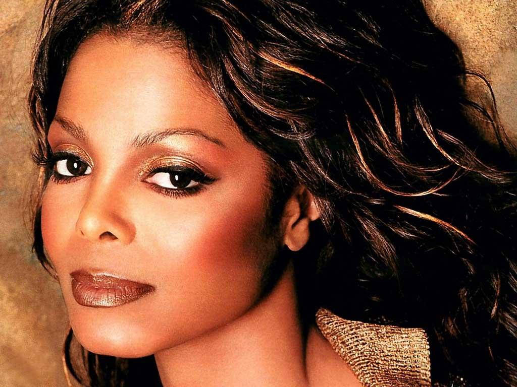 Celebrity Janet Jackson 90s Look Wallpaper