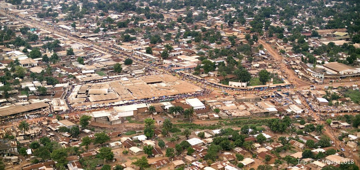 Central African Republic Top Shot View Wallpaper