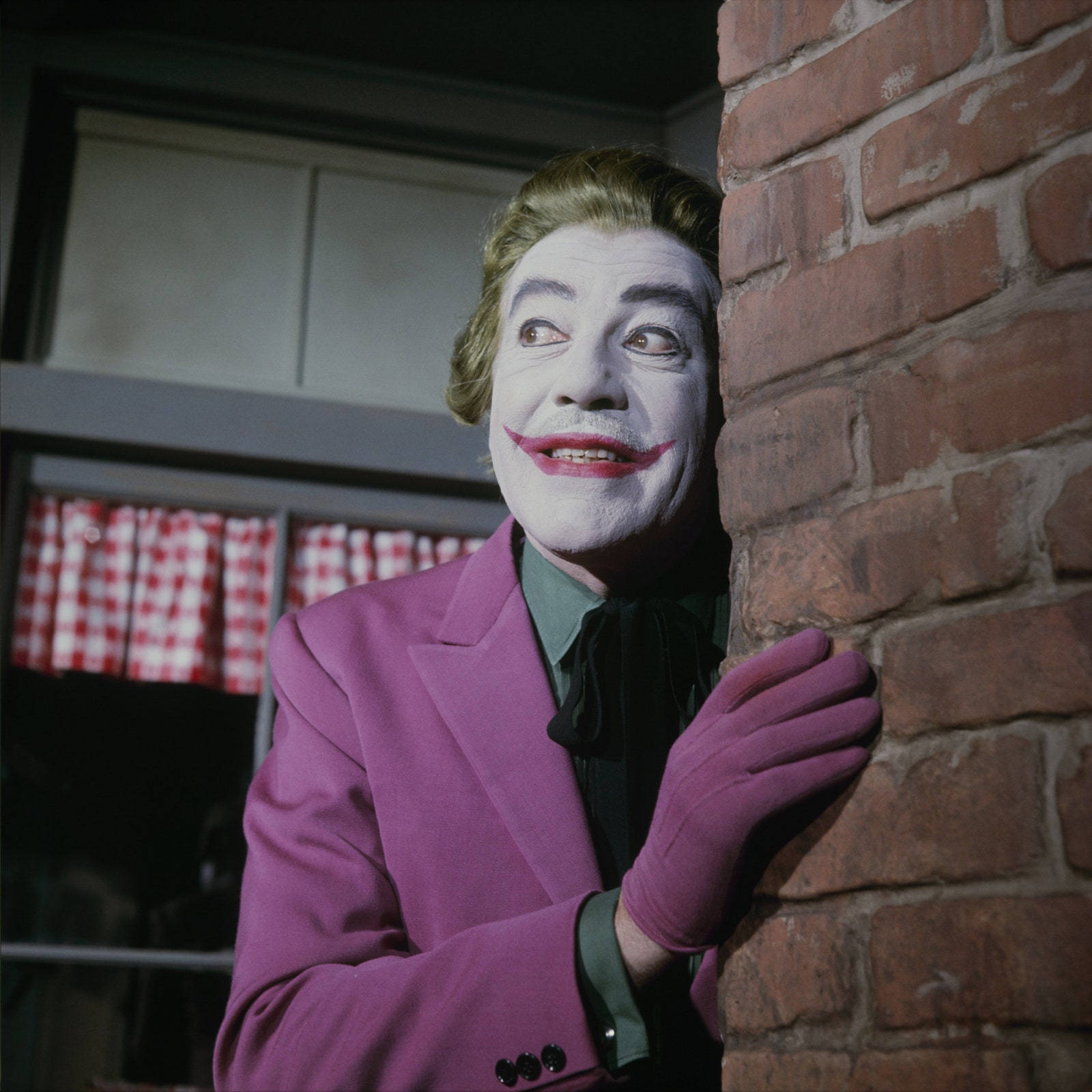 Cesar Romero Red Bricks Joker Wallpaper