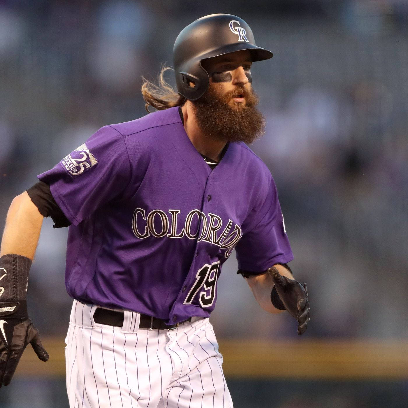 Charlie Blackmon Slight Jump Wallpaper