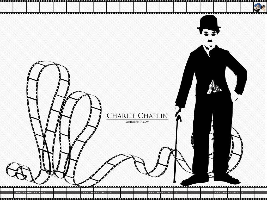 Charlie Chaplin Vector Wallpaper