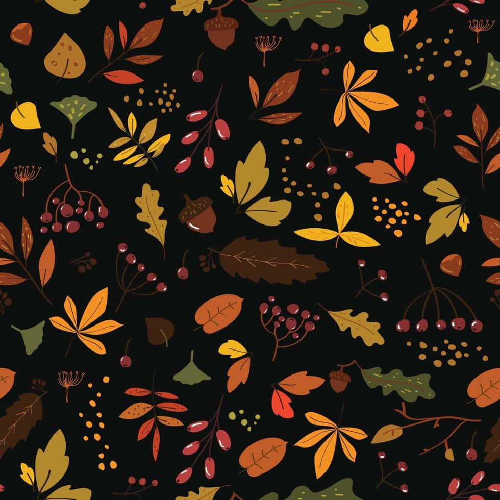 Charming Dark Autumn Scenery Wallpaper