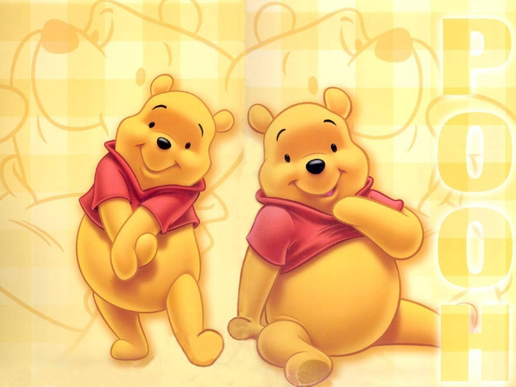 Charming Winnie The Pooh Iphone Display Wallpaper