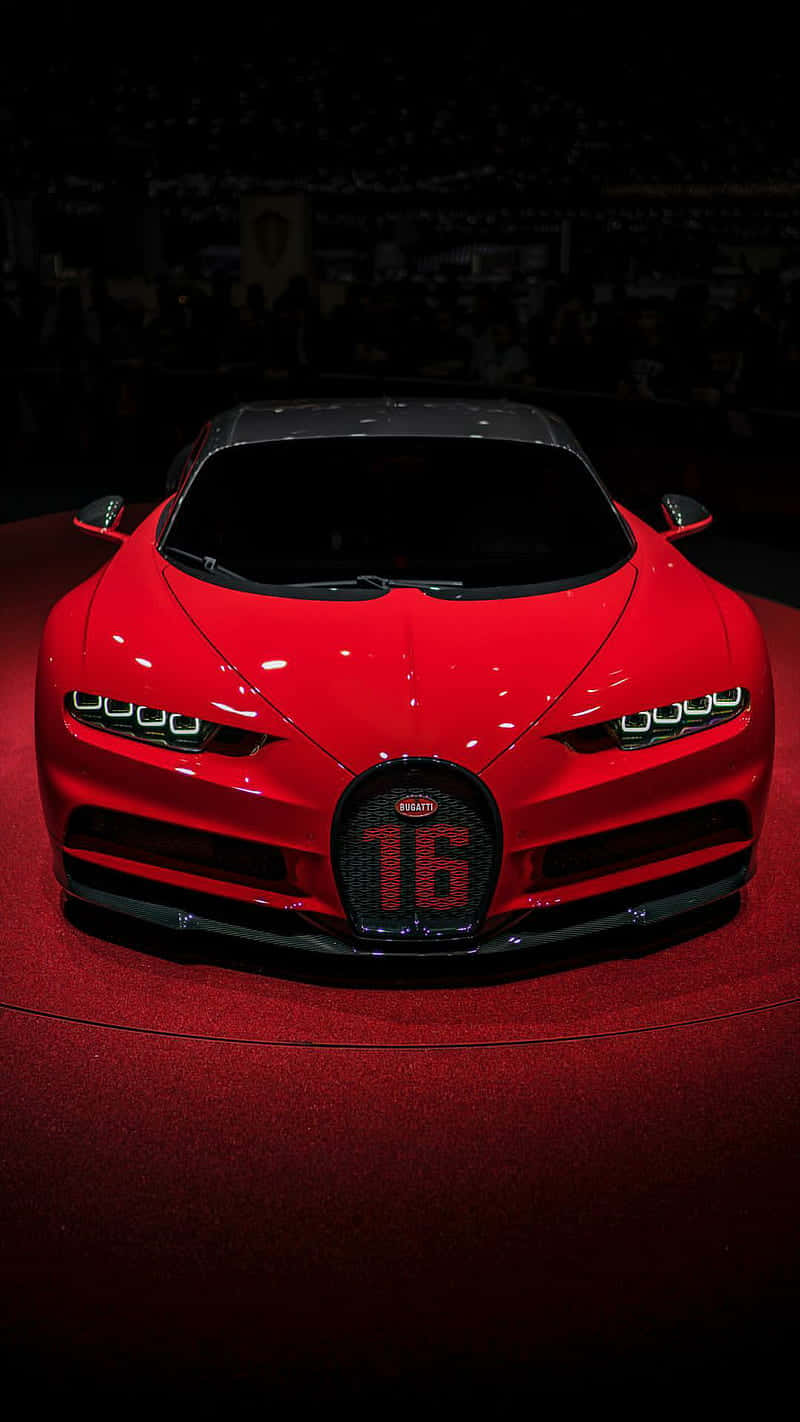 Check Out The Arresting Beauty Of A Neon Bugatti! Wallpaper
