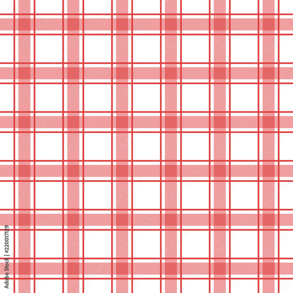 Checked Out In Red Wallpaper