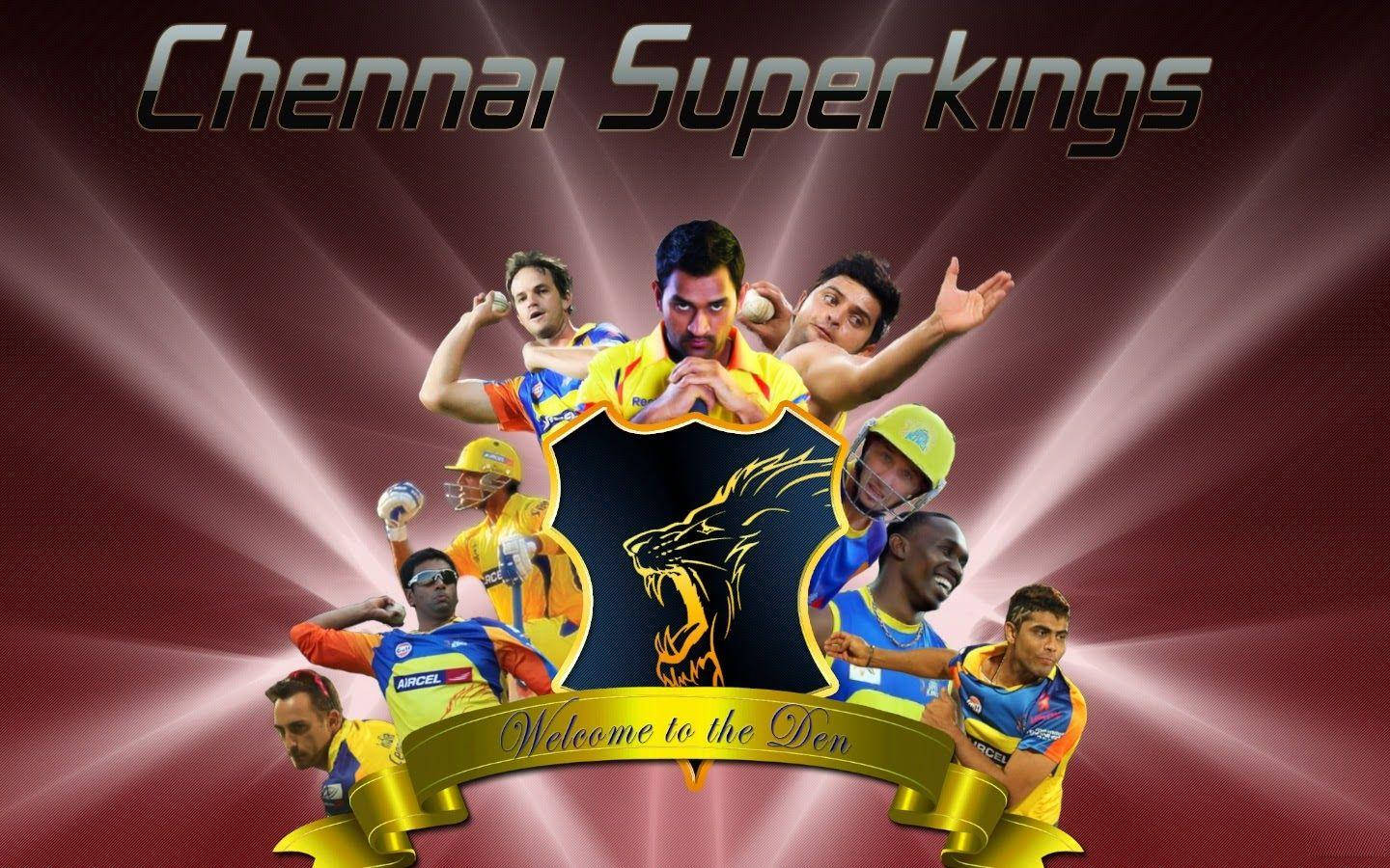 Chennai Super Kings Team Edit Wallpaper