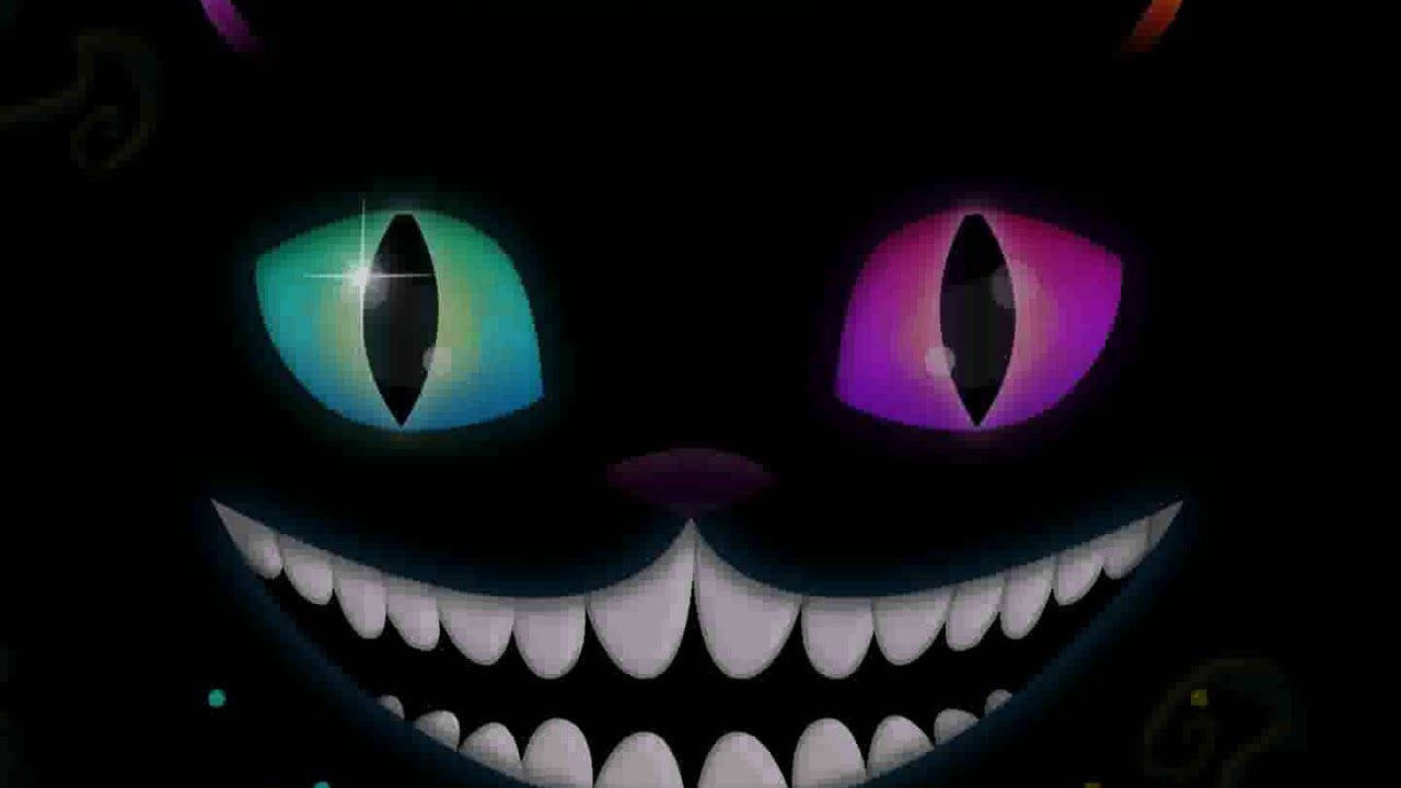 Cheshire Cat Big Eyes Wallpaper