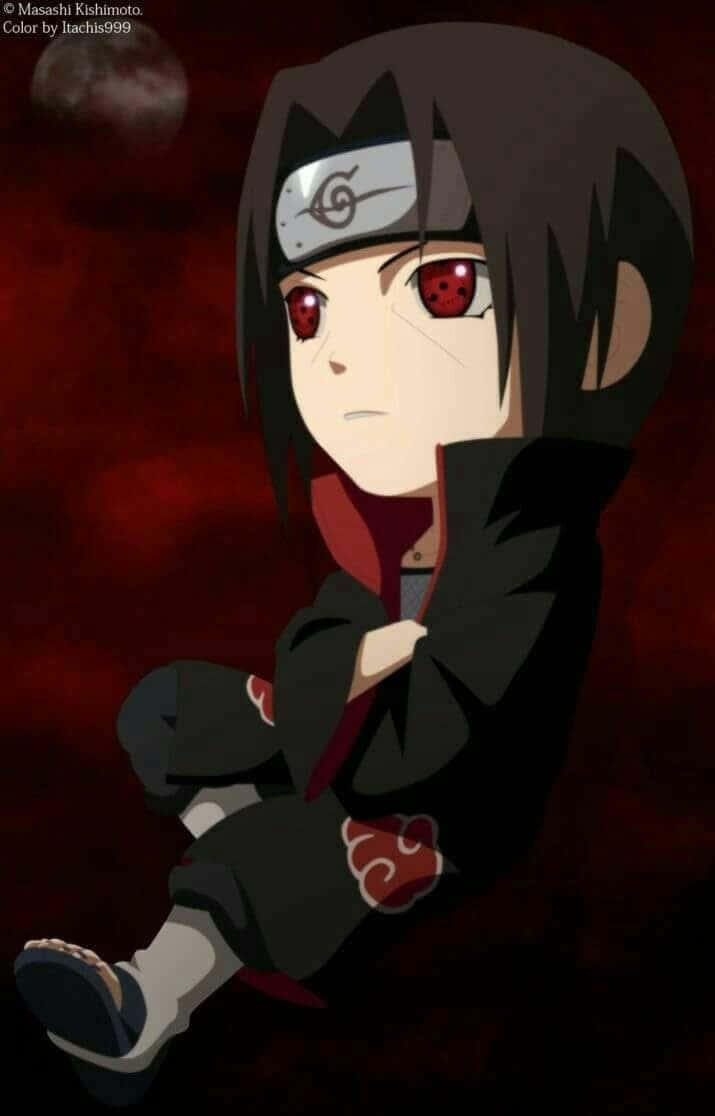 Chibi Naruto Enjoying A Sweet Summer's Day Wallpaper
