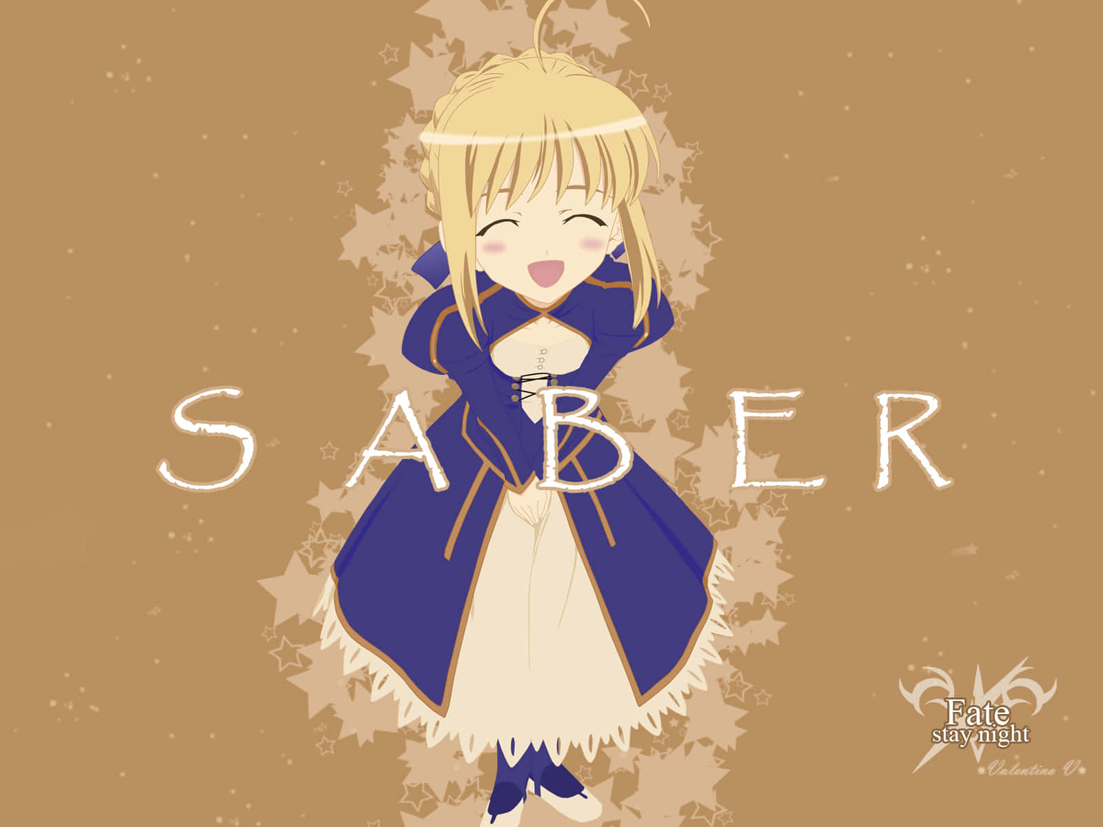 Chibi Saber Fate Stay Night Wallpaper