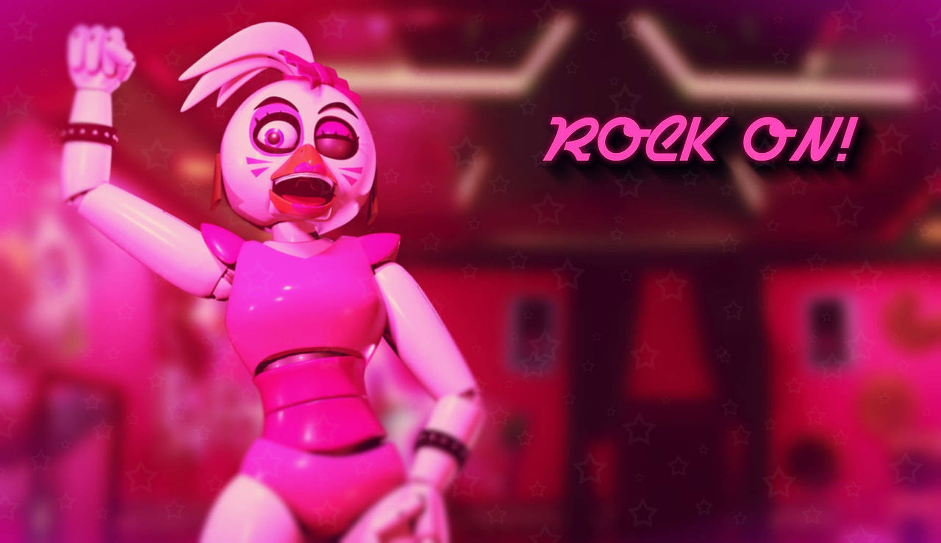 Download free Chica Fnaf Rock On Wallpaper - MrWallpaper.com