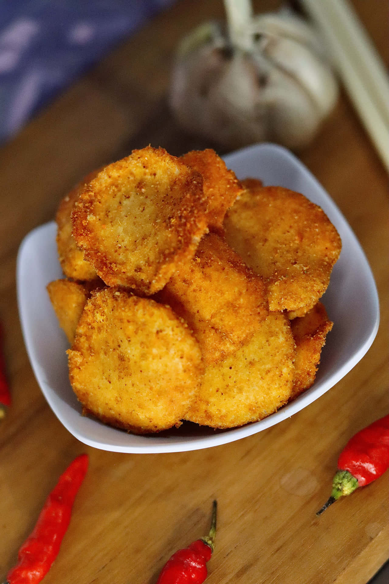 Chicken Nuggets With Chili Wallpaper