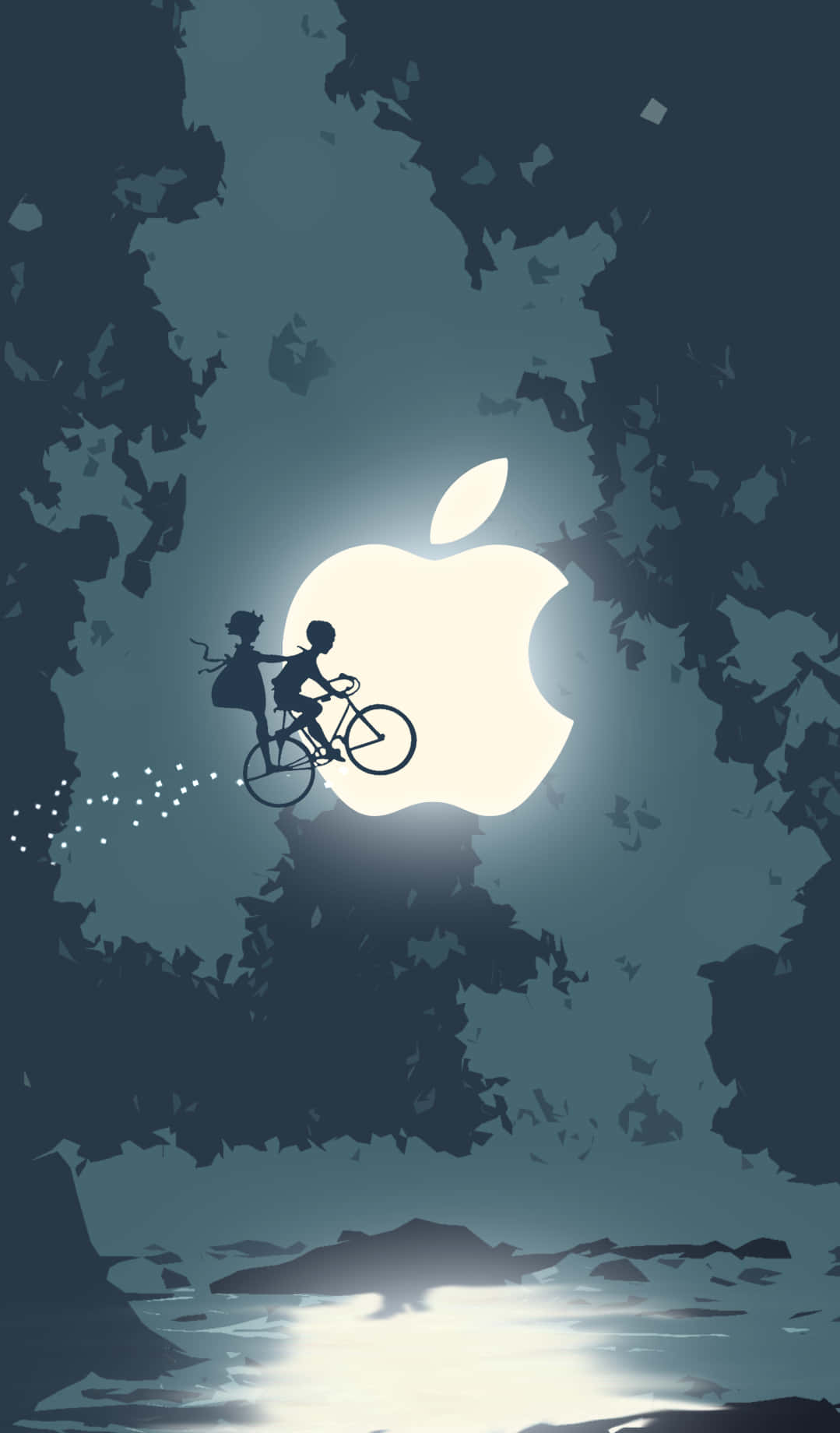 Children On Bike Amazing Apple Hd Iphone Wallpaper