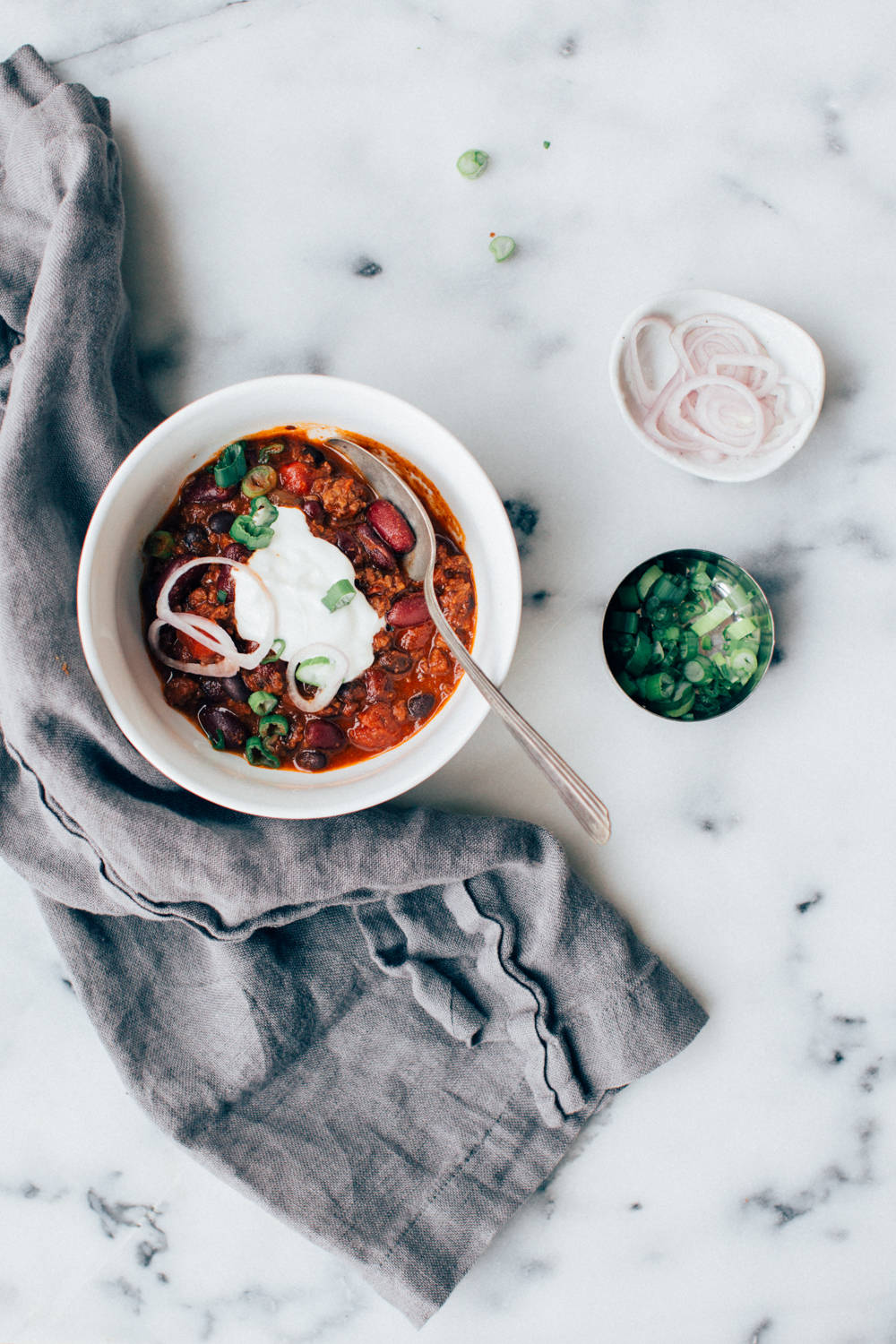 Chili Con Carne With Side Dishes Wallpaper