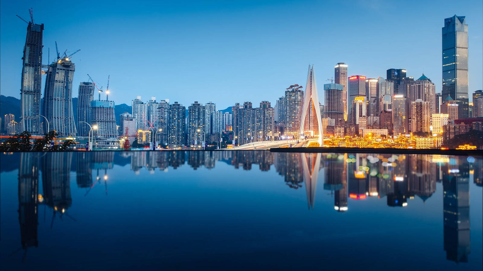 Chongqing China Cityscape View Wallpaper