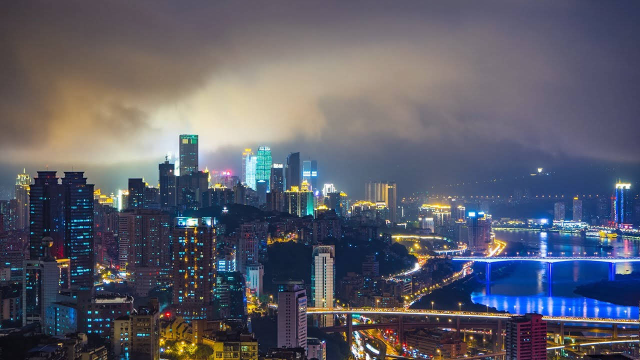 Chongqing Cityscape Nightview Wallpaper
