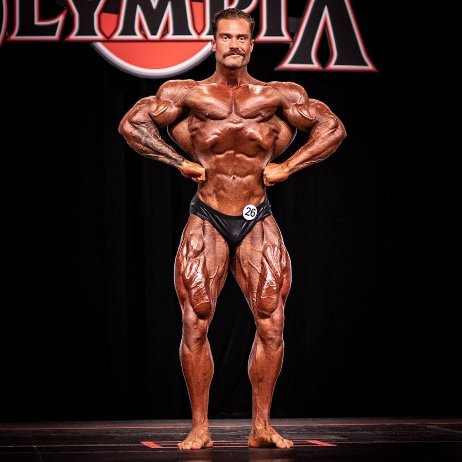 Chris Bumstead Front Lat Spread Olympia Wallpaper