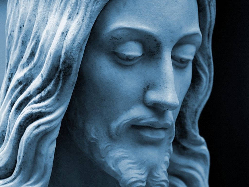 Christ's Face God Laptop Wallpaper