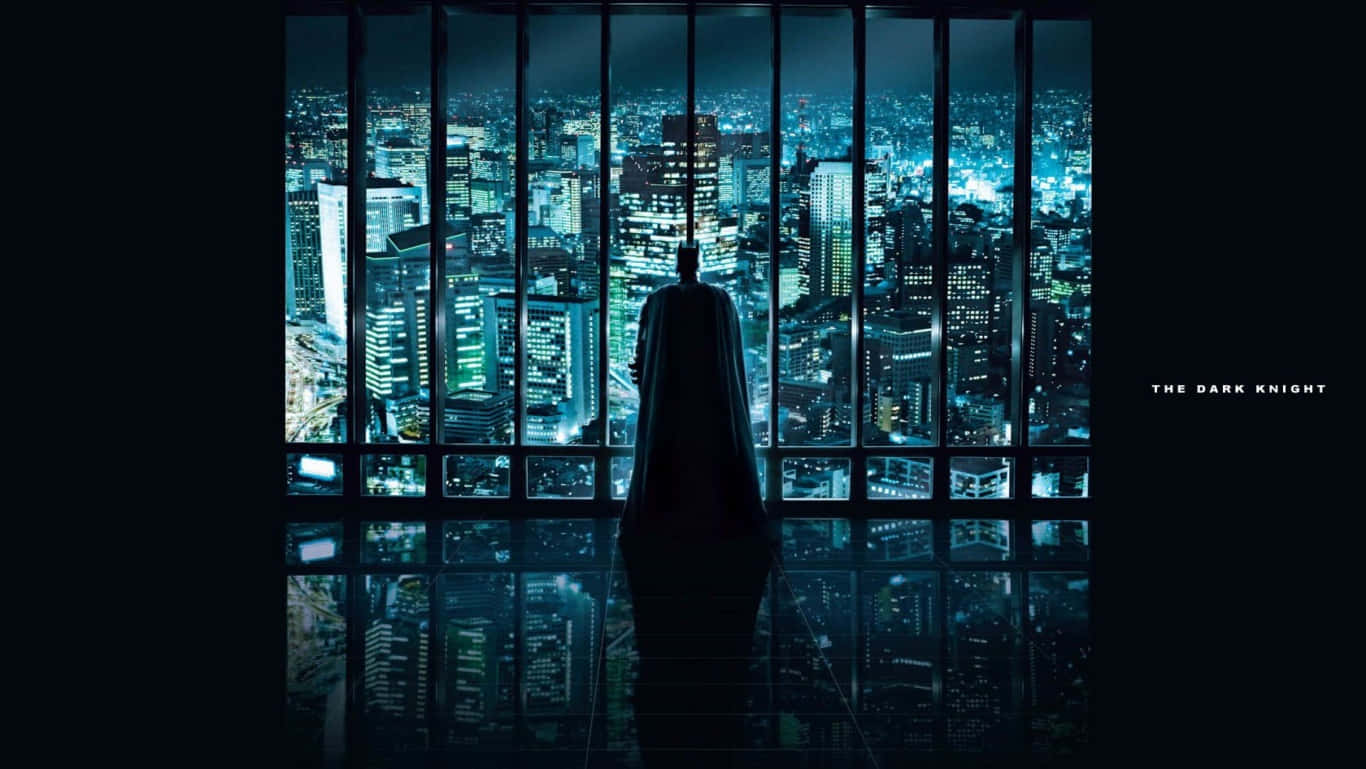 Christian Bale As The Dark Knight Wallpaper