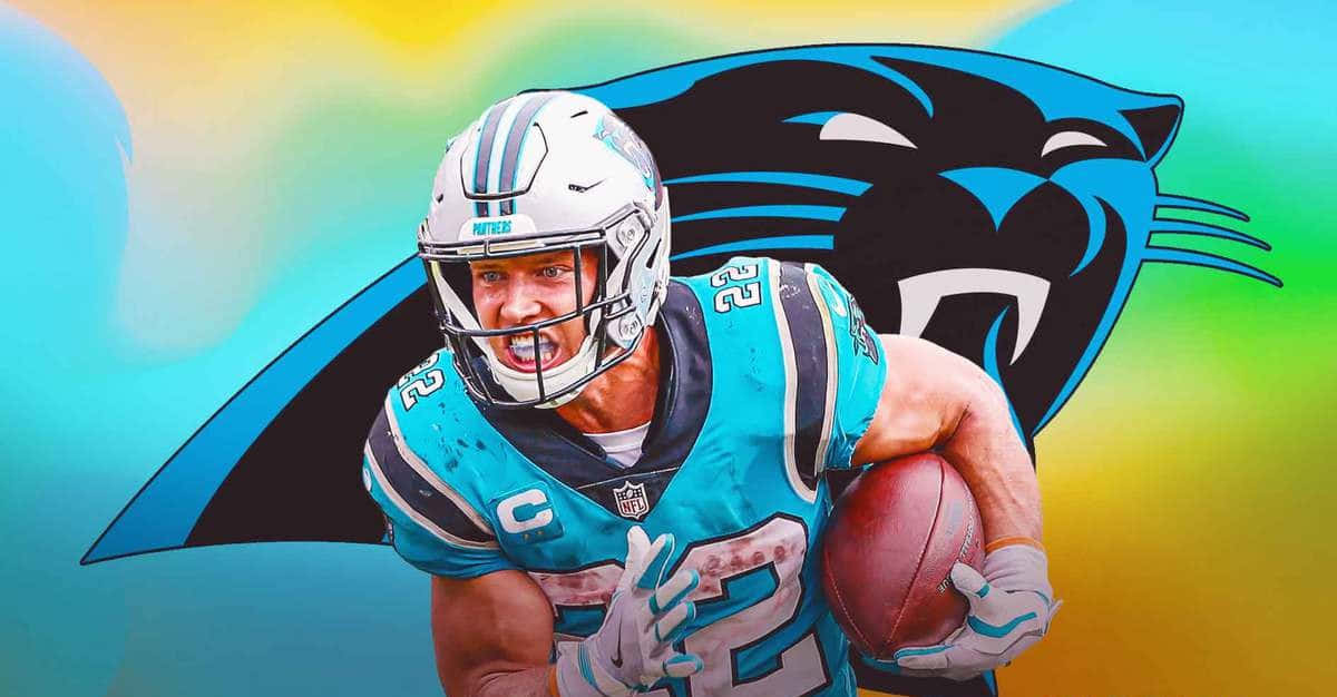 Christian Mccaffrey Is A Rising Star In The Nfl Wallpaper