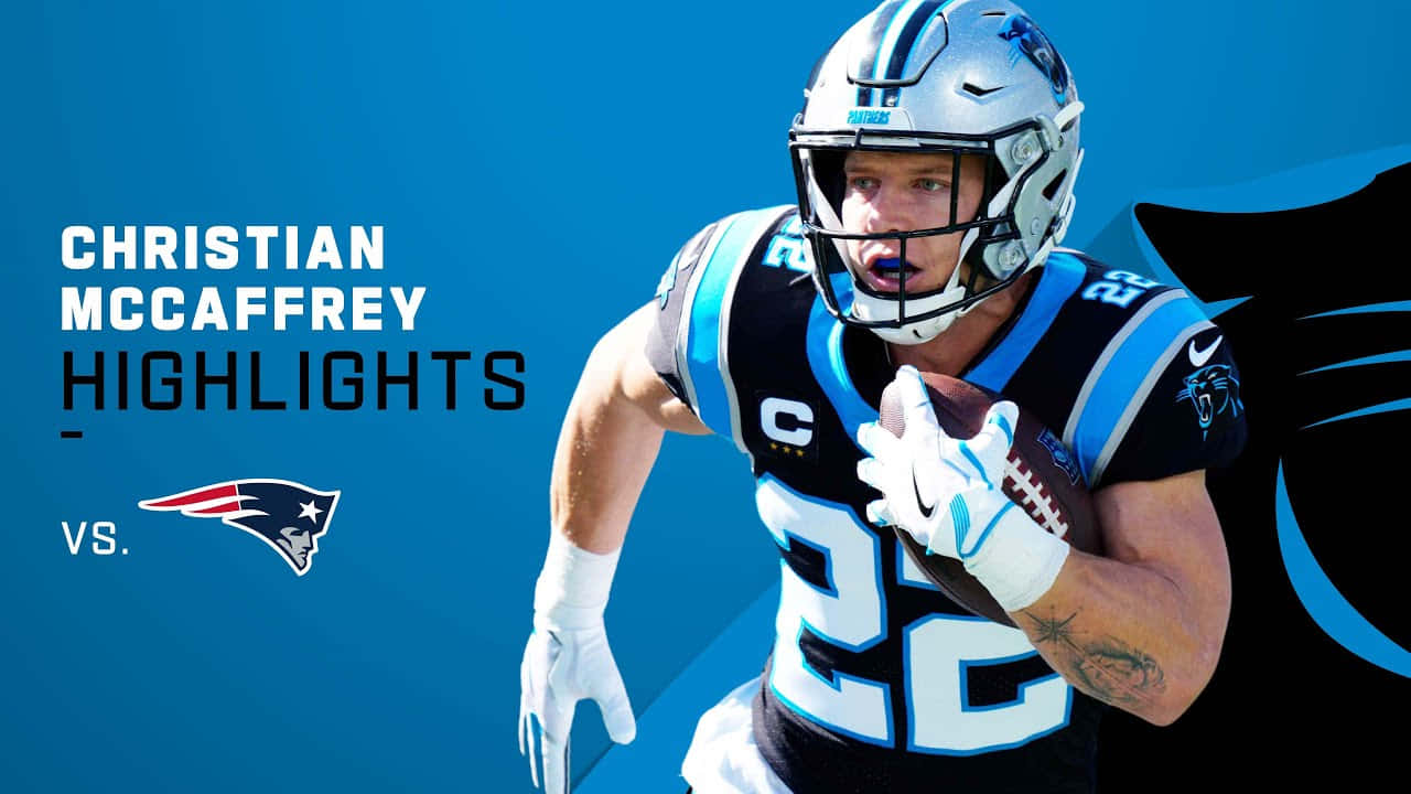 Christian Mccaffrey Leads The Carolina Panthers Offense Wallpaper