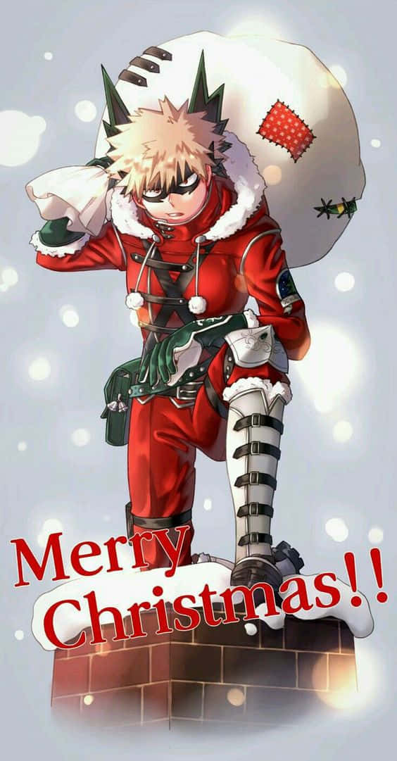 Christmas Anime Boys Bakugo Wallpaper