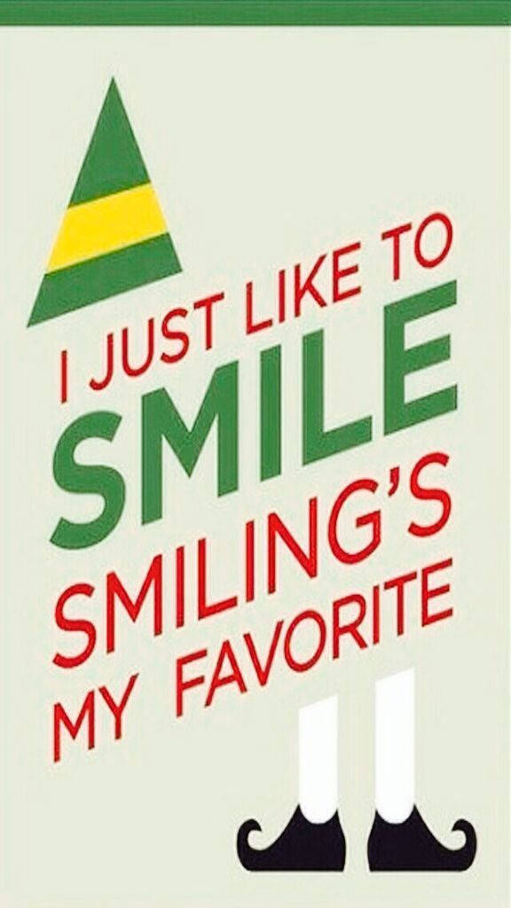 Christmas Elf Quote Wallpaper