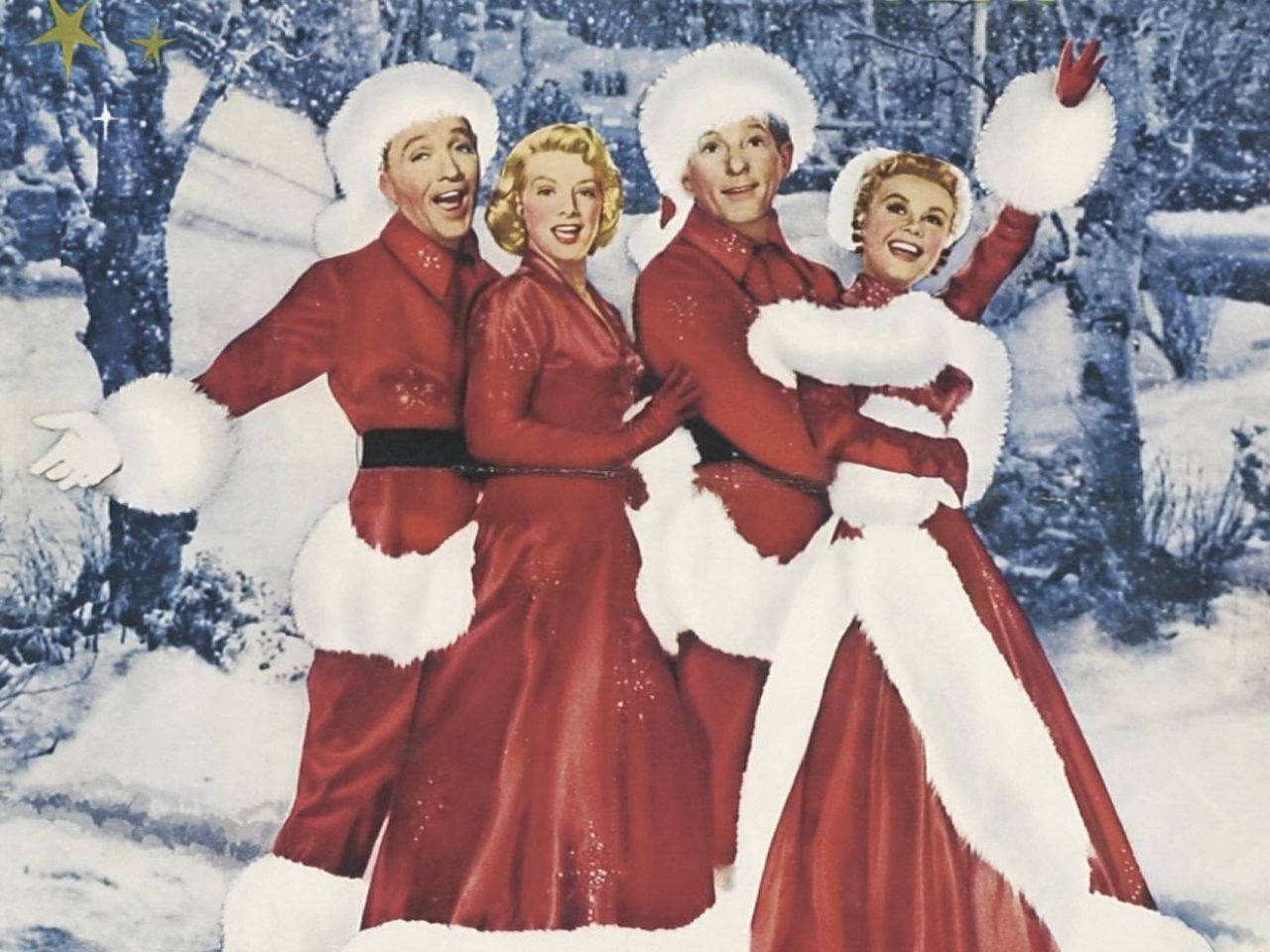 Christmas Movie White Christmas Santa Outfits Wallpaper