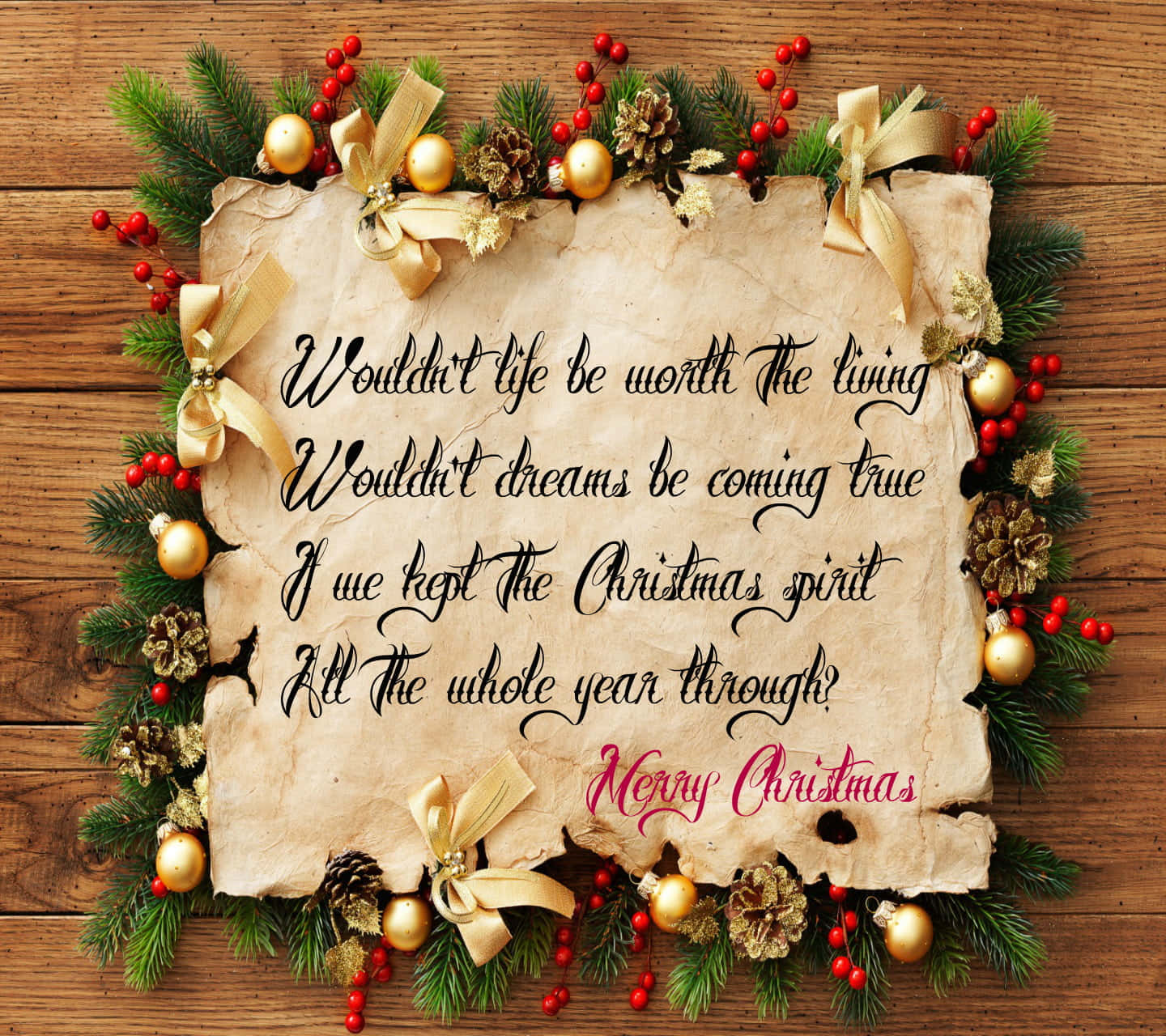 Christmas Quote: “christmas Isn't A Season. It's A Feeling