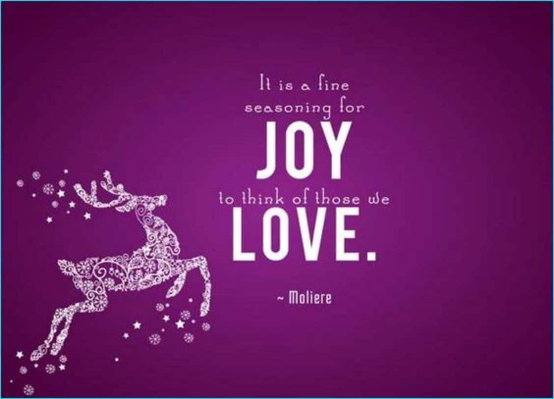 Christmas Quote Joy Wallpaper