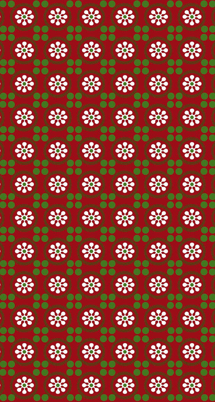 Christmas Snowflake Pattern Wallpaper