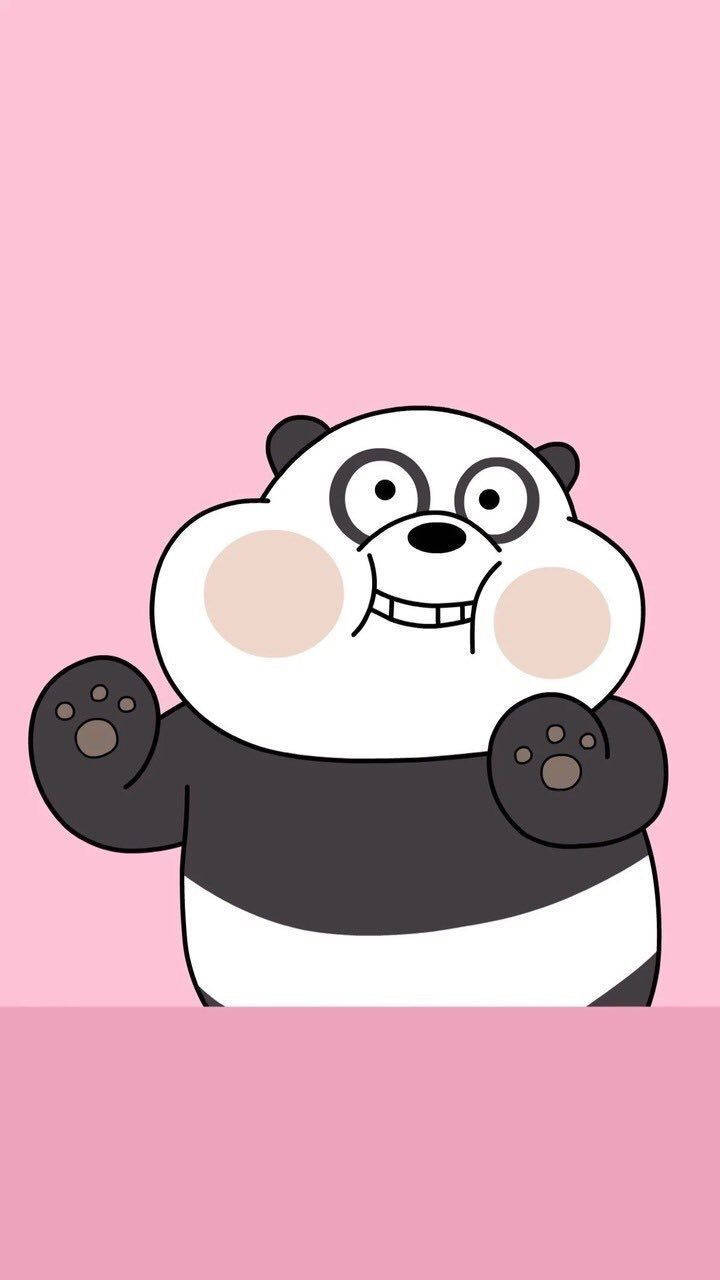 Chubby Panda We Bare Bears Wallpaper