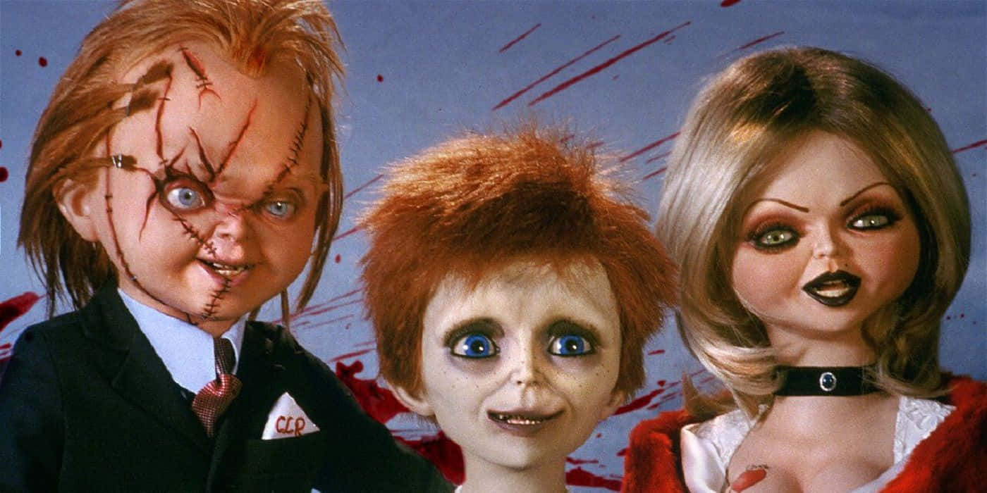 Chuckyand Friends Horror Dolls Wallpaper