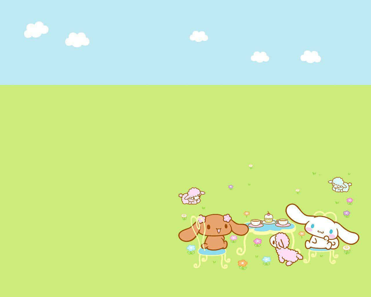 Cinnamoroll Adorable On The Go Wallpaper