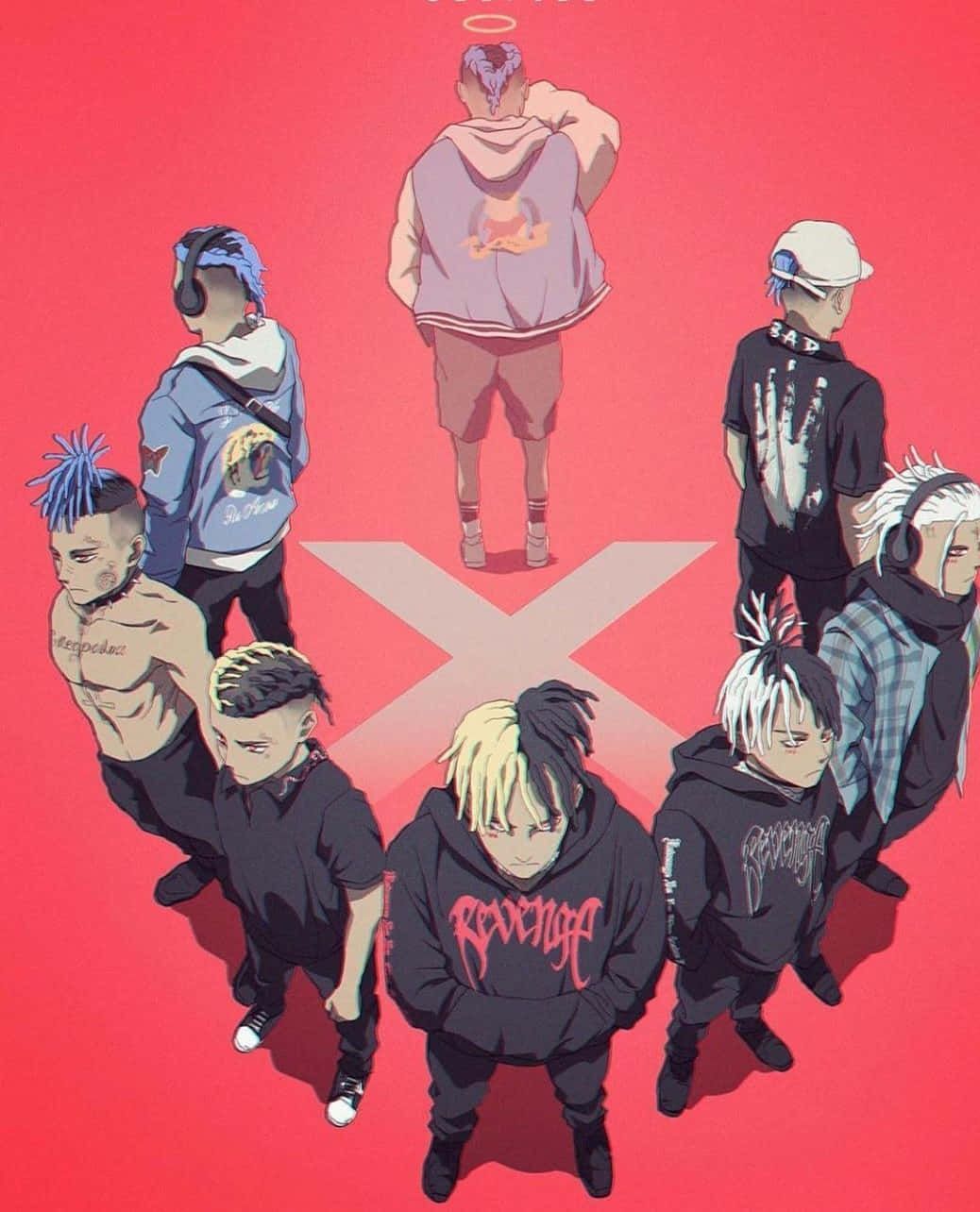 Circle Of Anime Rapper Wallpaper